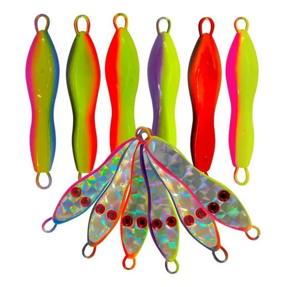 Kit 6 Jumping Jig Sapinho 20g Isca Artificial Pesca Pescaria