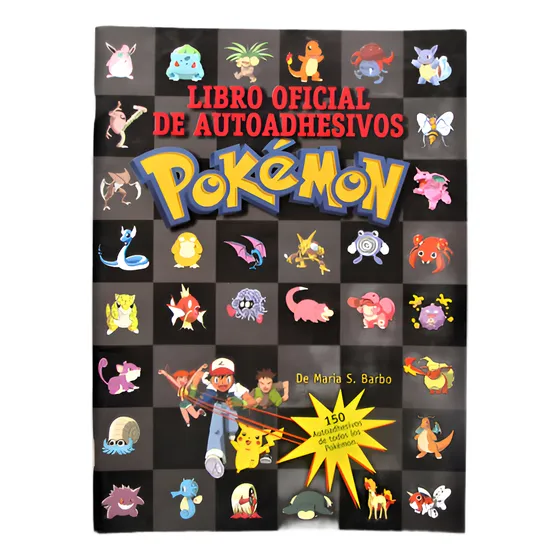 Libro Oficial De Autoadhesivos Pokémon Nintendo