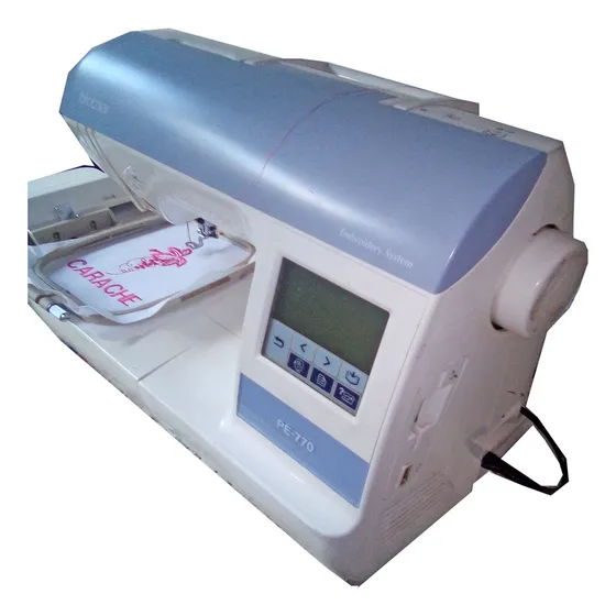 Máquina De Bordar Brother Pe770 Led Touch 13x18cm.