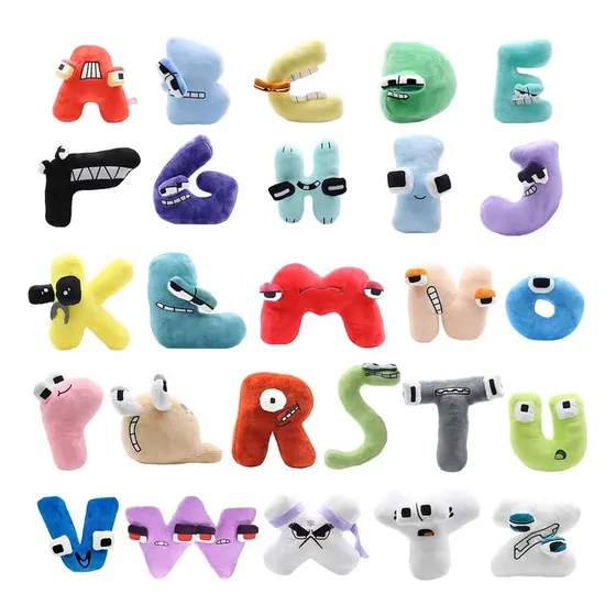 Muñeco De Peluche Althabe Lore Con La Letra A-z Para Leer 26