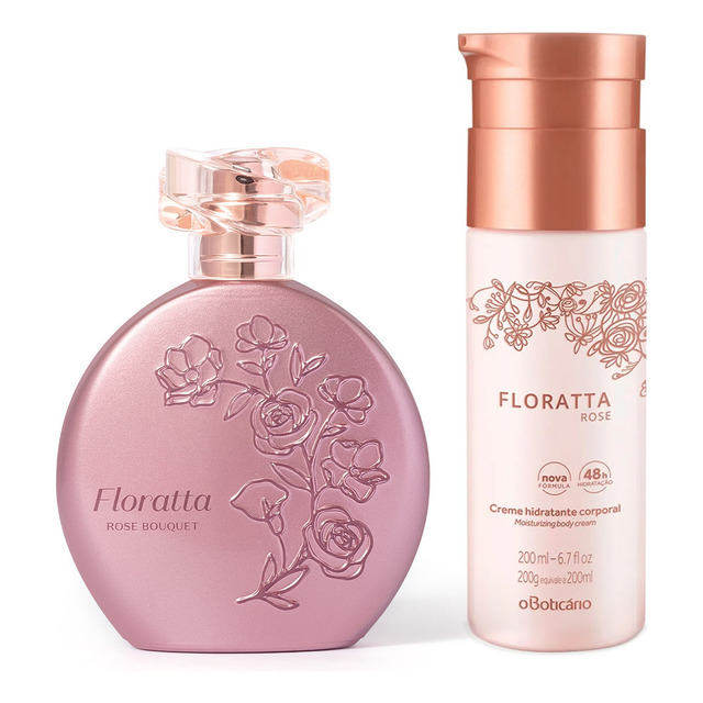 Floratta Rose: Bouquet ColĂ´nia 75ml + Creme Corporal 200ml Floratta Rose: Bouquet ColĂ´nia 75ml + Creme Corporal 200ml