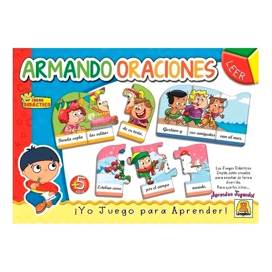 Armando Oraciones Juego De Mesa Didáctico De Palabras Implas