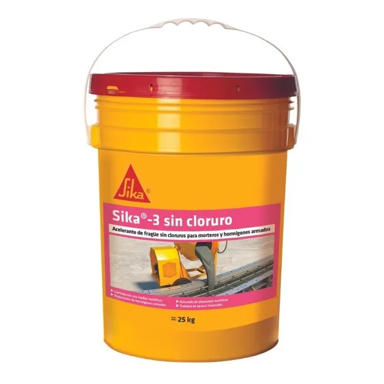 Fragüe Hormigon Sika Sin Cloruro Acelerante D X 25 Kg Sika 3