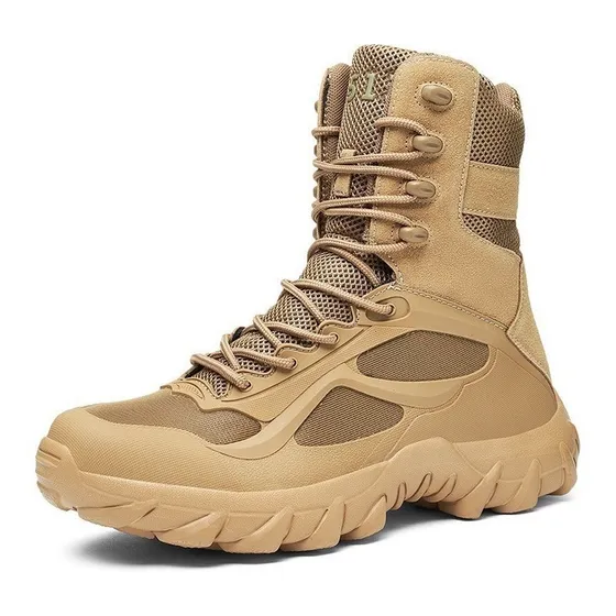 Botas De Combate Militar Táctico Ejército Senderismo Hom [u]