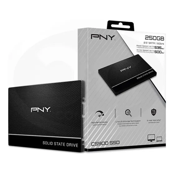 Disco Ssd Pny De 250gb 2.5 Sata