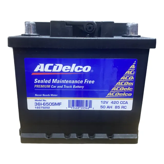 Bateria Acdelco Gold 36i-650 Chevrolet Spark Gt M-300