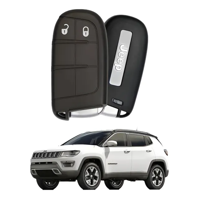 Carcaça Chave Jeep Compass 2017 2018 2019 2020 2021 2022 23