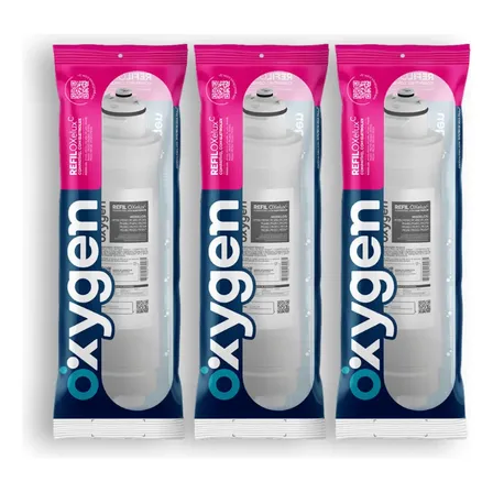 Kit 3 Refil Filtro Compatível Purificador Electrolux Pure Pe12