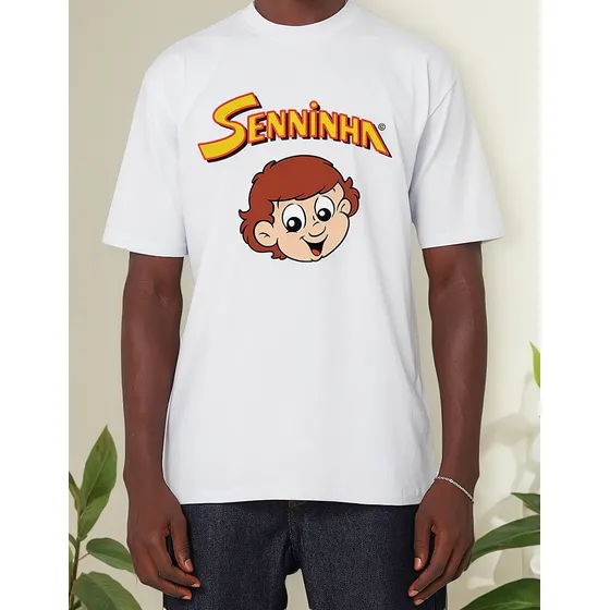 Remera Senninha Oversized, Ayrton Senna Formula 1 - S A Xl