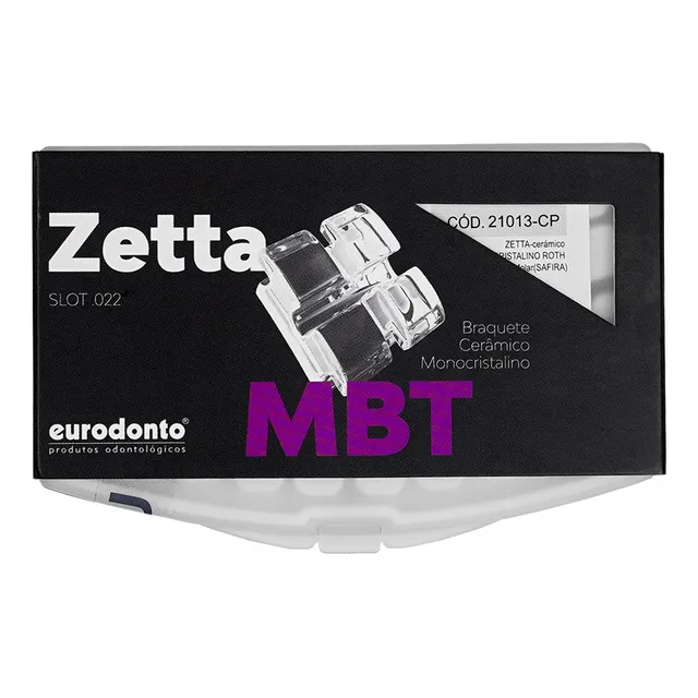 Bracket De Zafiro Zetta, Mbt 0.22 C/hooks, Caso. Eurodonto