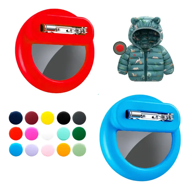Capa Case Broche Com Pin Para Airtag Roupa Criança Idoso Pet