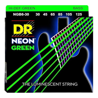 Cuerdas Para Bajo Dr Strings , Hi-def, Color Verde Neon, X6 Cuerdas Para Bajo Dr Strings , Hi-def, Color Verde Neon, X6