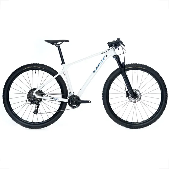 Bicicleta Mtb Sense React Sport 2025 Freio Hidráulico 2x8v Cor Branco/azul Tamanho Do Quadro L 19 [178cm-185cm