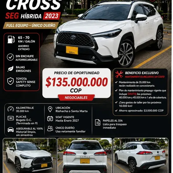 Toyota Corolla 2023 Seg Hibrida
