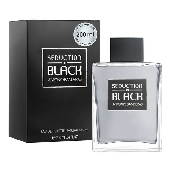  Perfume Banderas Black Seduction Edt Para Hombre Edt 200 ml