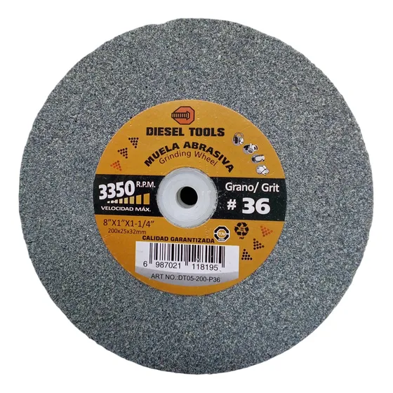 Rueda Piedra Abrasiva Circular Grano (#36)