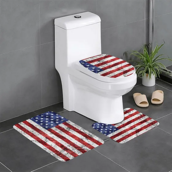 3 Alfombra Baño Para 4 Julio Juego Tapete Absorbente Cocina