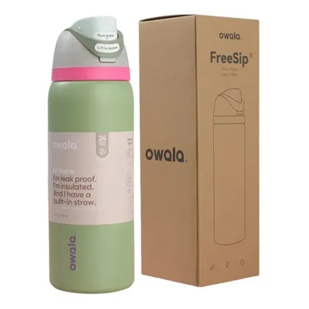 Vacuum Cup Garrafa Esportiva Dupla Owala Original Em Aço*1pc