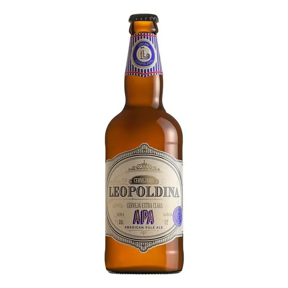 Cerveja Artesanal Leopoldina American Pale Ale APA 500ml Aromas Cítricos
