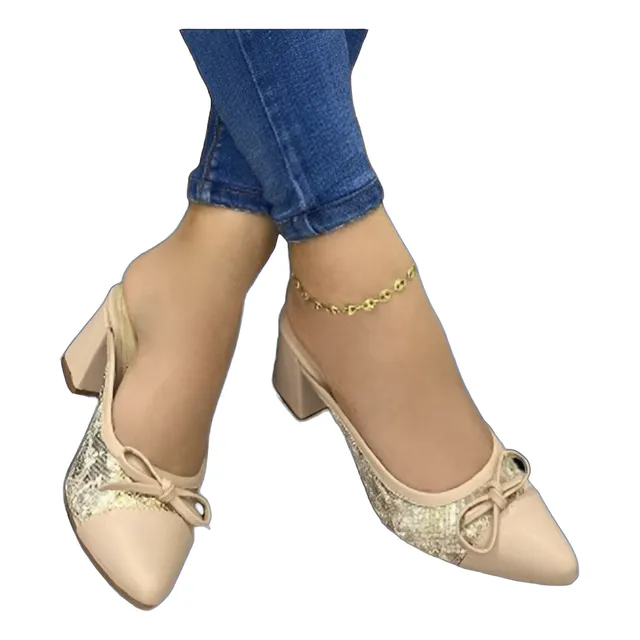 Stilettos Suecos, Zapatilla De Tacón De Dama.