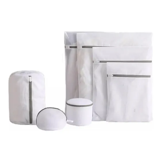Bolsas Para Lavar Ropa Delicada Color Blanco 7 Unidades