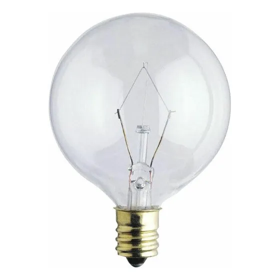 Bombillo Globo 40w E12 110v Luz Cálida Satco