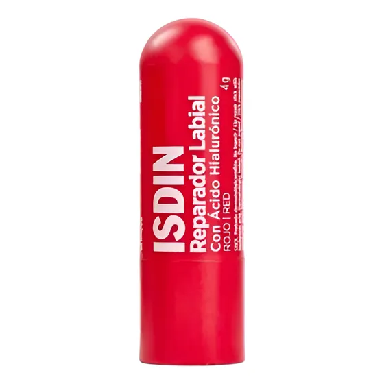 Bálsamo Reparador Labial Con A.h. | Color: Rojo | Isdin 4g