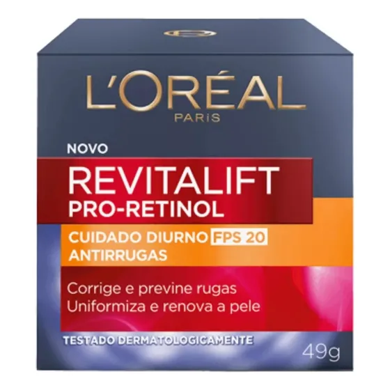 Creme Facial Revitalift Pro Retinol Diurno Fps20 L'oreal 49g