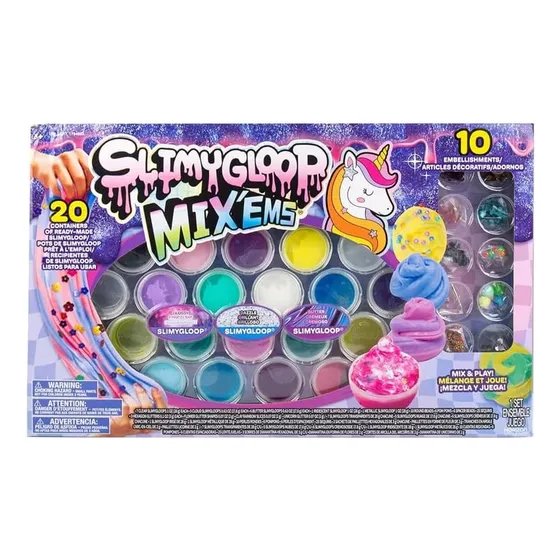 Kit Slime Slimygloop Sustancia Viscosa Pack (20 Piezas) 
