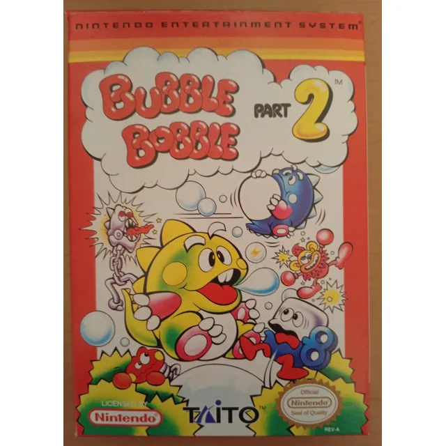 Bubble Bobble Part 2 (solo Caja Custom) Nintendo Nes (Reacondicionado)