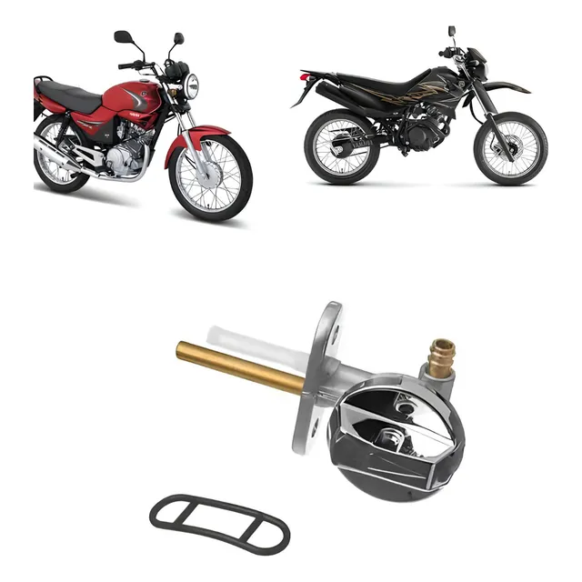 Torneira Gasolina Ybr  Factor 125 00 A 16 - Xtz 125 03 A 16