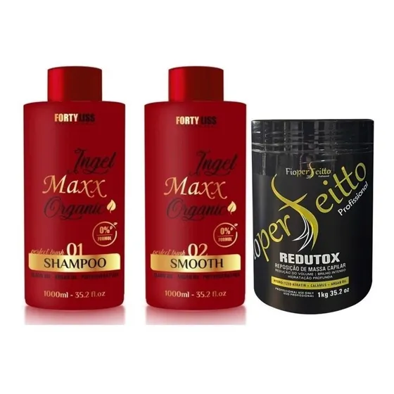 Progressiva Ingel Maxx S/formol + Redutox Lisoperfeito
