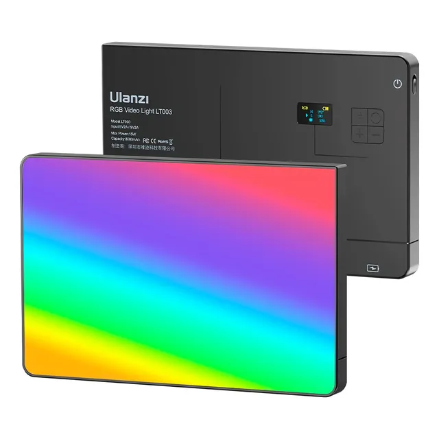 Ulanzi Lt003 Luz Led Rgb Regulable Tornillo 1/4 Pulgadas