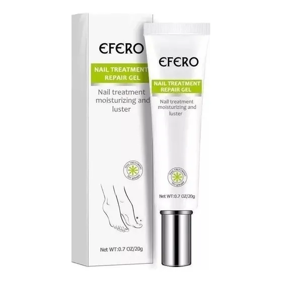 Efero Nails para uñas, tratamiento contra la tiña, color blanco