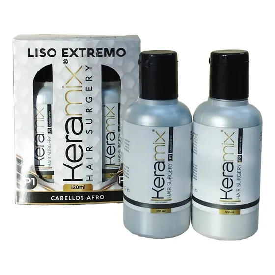 Cirugia Capilar Keramix Afro Liso Extremo