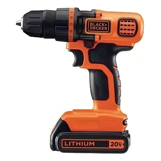 Taladro Atornillador Inalambrico 20v Ion Black Decker Ld120