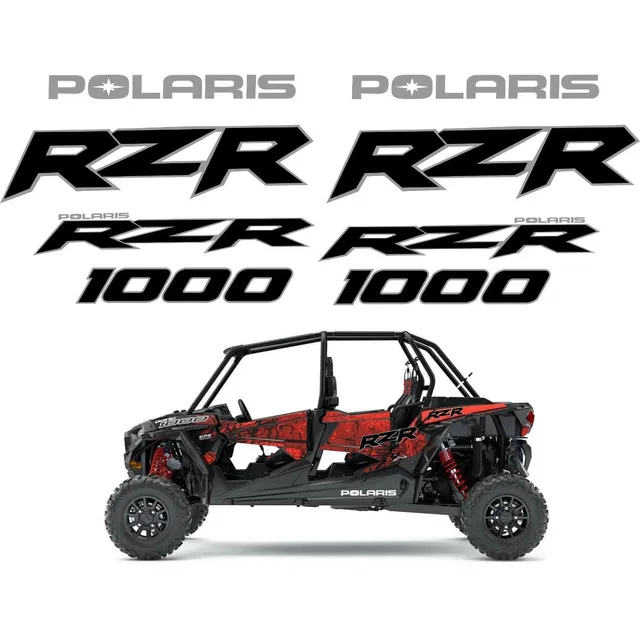 Sticker Calcomanía Polaris Rzr 4 Puertas