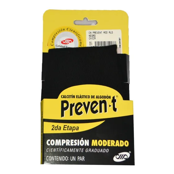 3 Calcetin Calceta De Compresión Moderada 19-21 Mm/hg Unisex