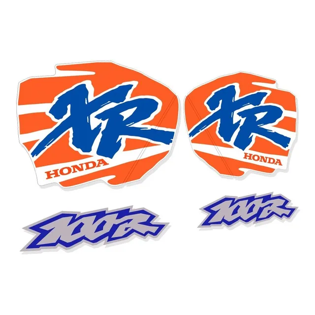 Calcos Tanque Para Honda Xr 80 Xr 100 1994 - Laminadas!