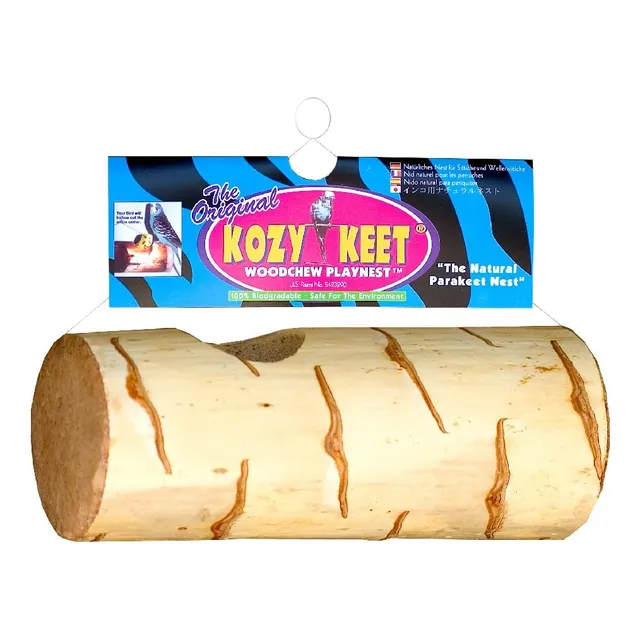 Nido De Madera Para Periquitos Wesco Pet Kozy Keet, Juego.