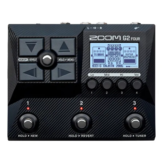 Pedalera para guitarra Zoom G2 Four con módulo de efectos