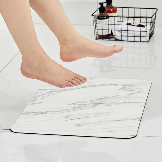 Tapete Baño Secado Rapido Antideslizante Super Absorbente 15