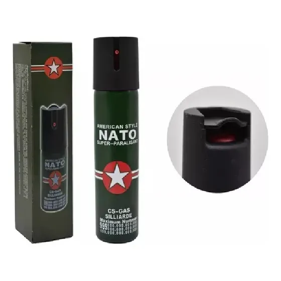 Gas Pimienta 110ml Nato En Caja Para Autodefensa Color
