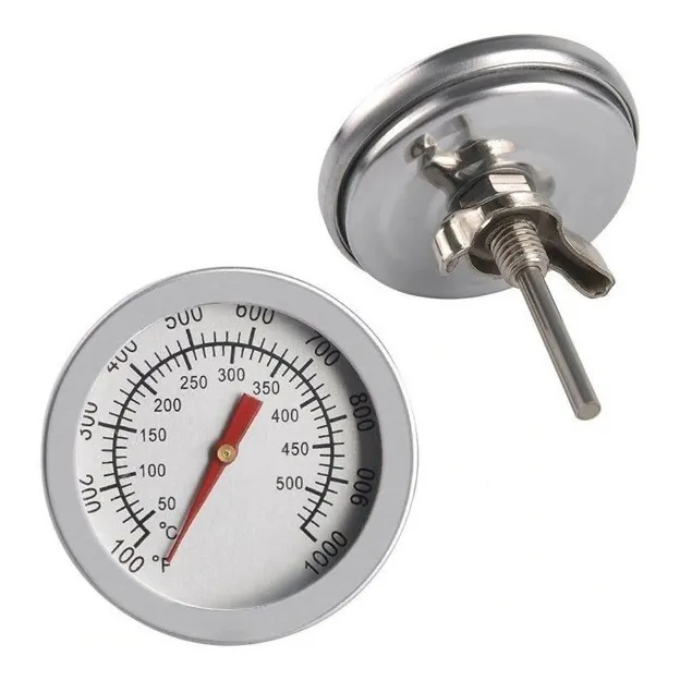 Meidor De Temperatura Pra Hornos,ahumadores De Acero 