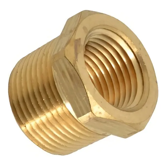 Reductor Bushing De Laton 1/2 Macho X 1/4 Hembra Npt