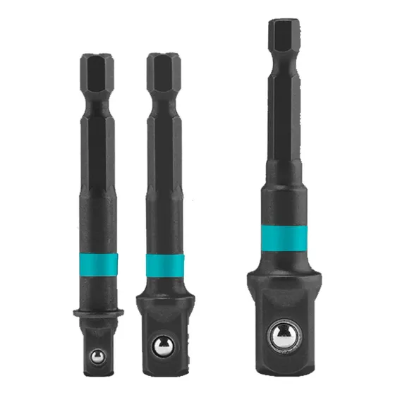 Tac273651 Set Extenciones Socket De Impacto 3pcs 1/4 Hex 50b