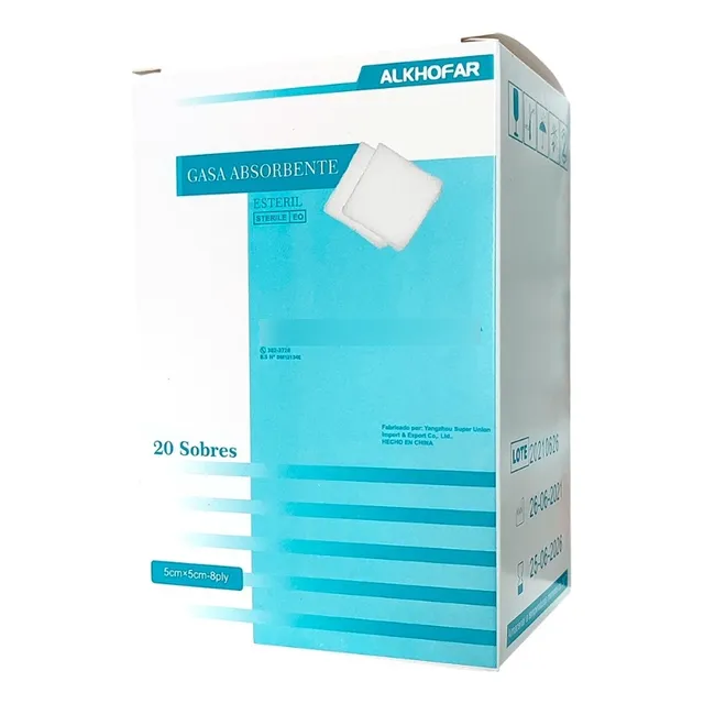Gasa Esteril En Todas Las Medidas, Caja X 20 Und. En Oferta