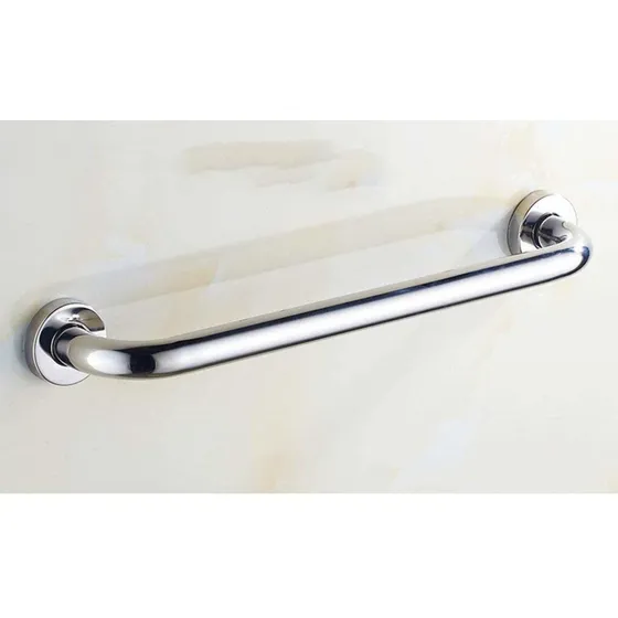 Handiya 304 Acero Inoxidable Pulido Soporte Baño Barra Apoyo