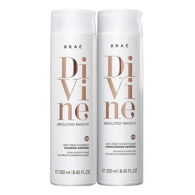Brae Kit Divine Shampoo 250ml + Condicionador 250ml Brae Kit Divine Shampoo 250ml + Condicionador 250ml