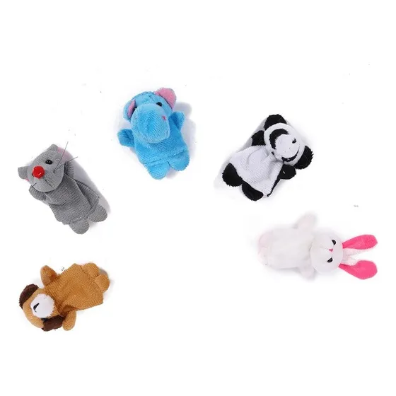 Titeres Marionetas De Dedos Animalitos  Set De 5 Unidades